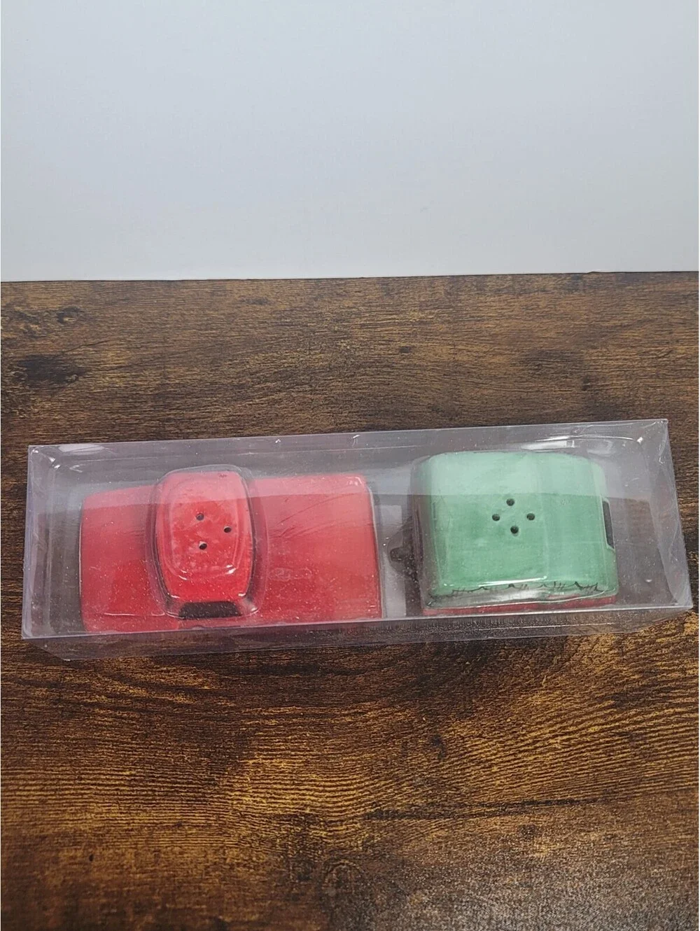 Christmas Themed Truck And Camper Salt And Pepper Shakers